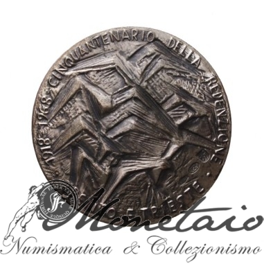 Medaglia 50° ann. Redenzione Trento e Trieste