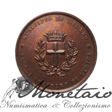 Medaglia 1877 "Scuola Pololare di Musica"