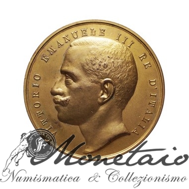 Vittorio Emanuele III "Medaglia Esposizione Industriale" 1908