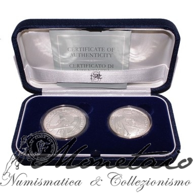 Dittico 5 + 10 Euro "XX Giochi Olimpici Invernali" 1° Emissione