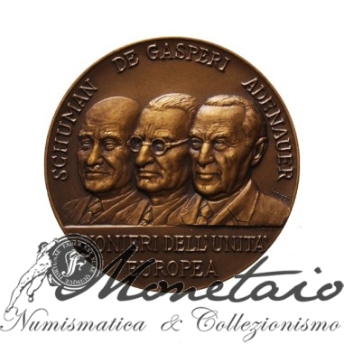 Medaglia "Schuman - De Gasperi - Adenauer" Trieste