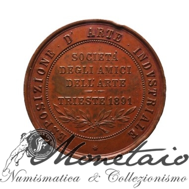 Medaglia Espo. d'Arte industr. 1891