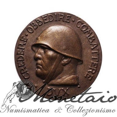 Medaglia comm. 1922 - Mussolini