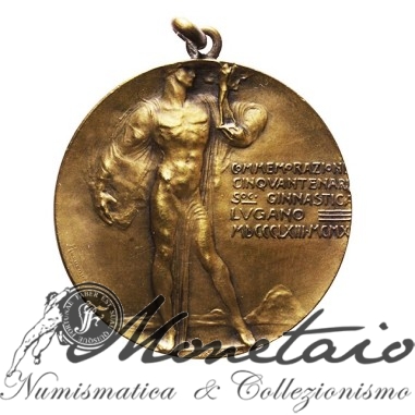 Medaglia Concorso int. di Ginnastica Lugano 1908
