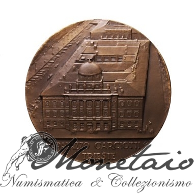 Medaglia Circ. Numis. Triestino 1971 - Palazzo Carciotti