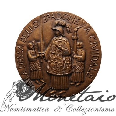 Medaglia Circ. Numis. Triestino 1975 "Messa dello Spadone"