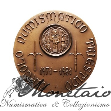 Medaglia Circ. Numis. Triestino 1981 "Antica Zecca"