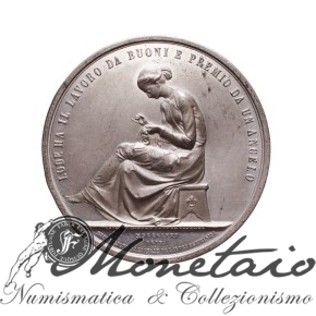 Medaglia Comm. 1871 "1° Esp. Internaz. dei lavori femminili" 2