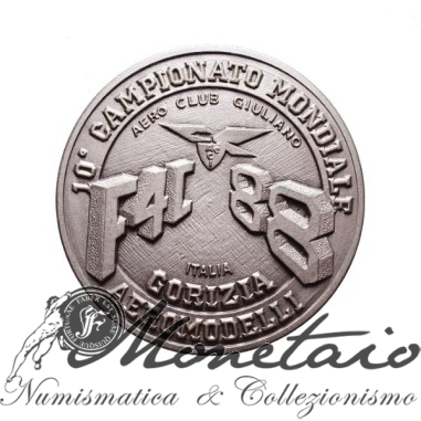 Medaglia Comm. 1988 10° Camp. Mondiale Aeromedelli Gorizia