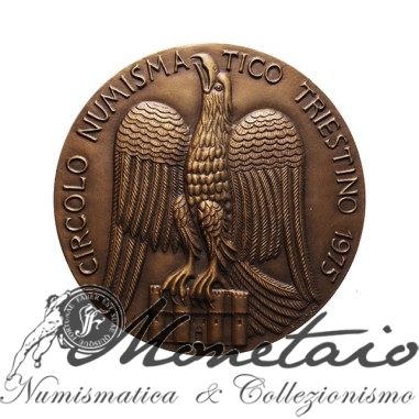 Medaglia Circ.Numis.Triestino 1975 La messa dello spadone a Cividale