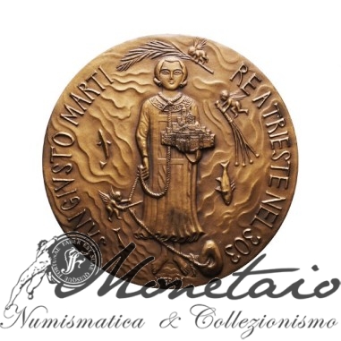 Medaglia Circ.Numis.Triestino 1978 "San Giusto Martire a Trieste"