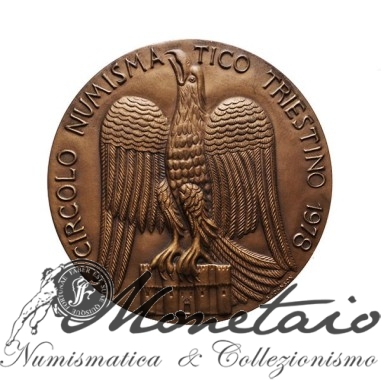 Medaglia Circ.Numis.Triestino 1978 "San Giusto Martire a Trieste"