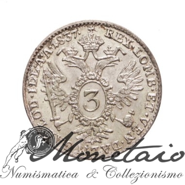 3 Kreuzer 1837 A