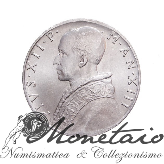 Vaticano Pio XII 10 Lire 1951 5° Tipo FDC eBay