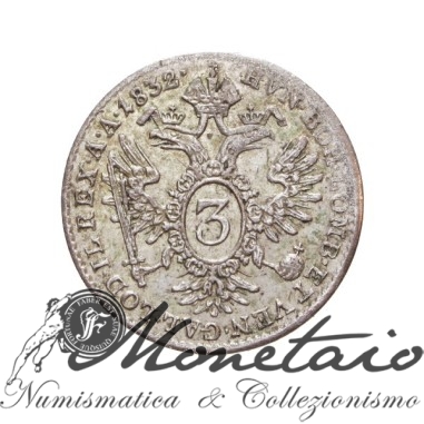 3 Kreuzer 1832 A