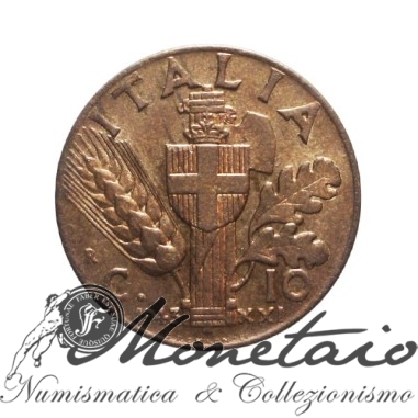 10 Centesimi 1943 "Impero" del 2° Tipo