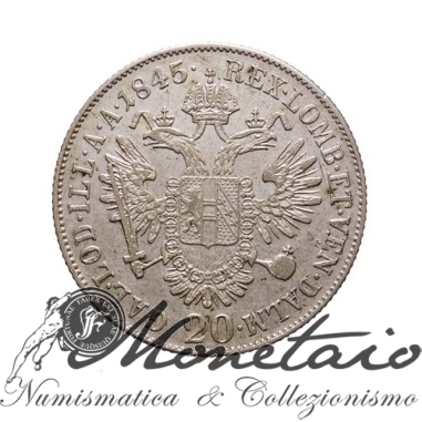 20 Kreuzer 1845 A