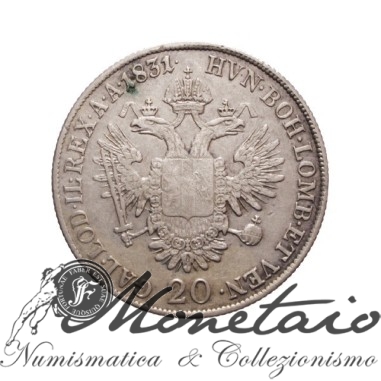 20 Kreuzer 1831 A Francesco II