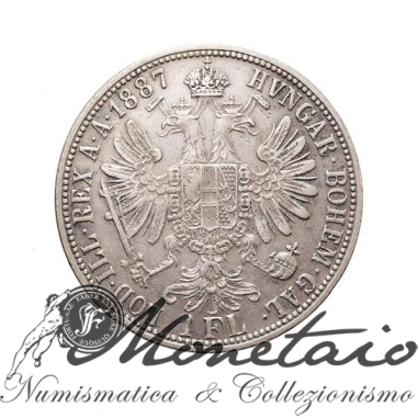 1 Florin 1887 Franz Joseph I