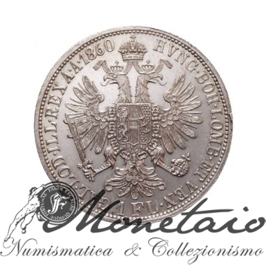 1 Florin 1860 A Franz Joseph I
