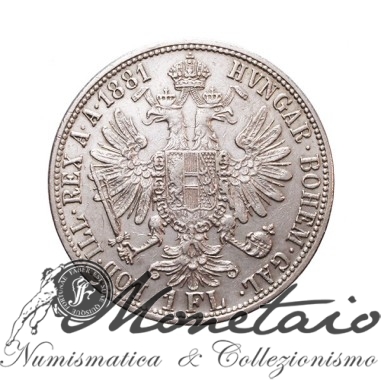 1 Fiorino 1881 Francesco Giuseppe I