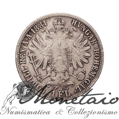 1 Florin 1881 Franz Joseph I