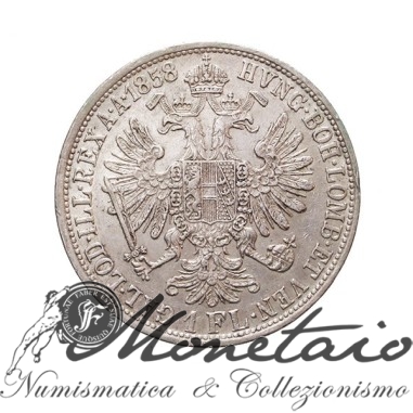 1 Florin 1858 A Franz Joseph I