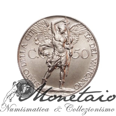 50 Centesimi 1936 Pio XI