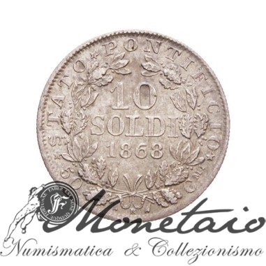 10 Soldi 1868 Anno XXII
