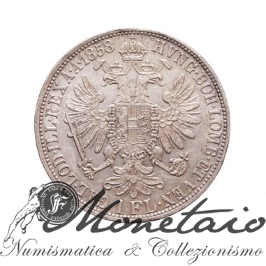 1 Fiorino 1858 A Francesco Giuseppe I