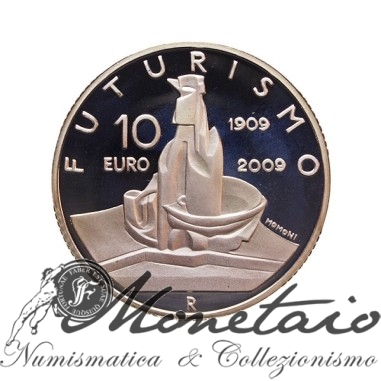 10 Euro 2009 "Futurismo" Proof