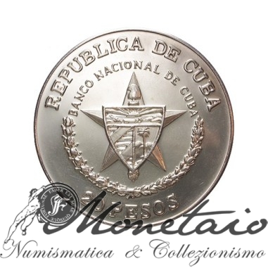 20 Pesos 1988 "First Railroad"