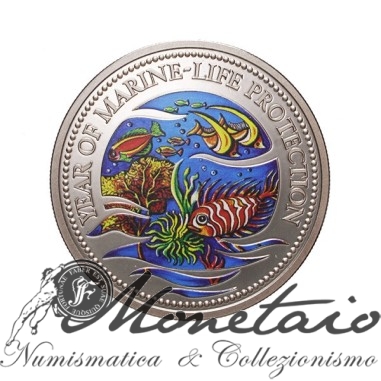 1 Dollar 1992 "Marine Life Protection"