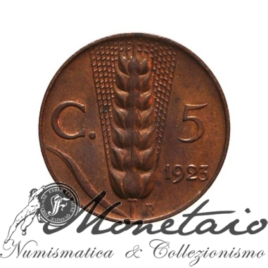 5 Centesimi 1923 "Spiga"