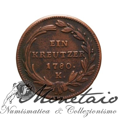 1 Kreuzer 1780 K Maria Theresia