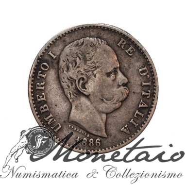 1 Lira 1886 Roma