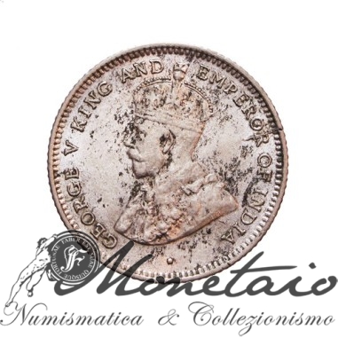 25 Cents 1925 - Ceylon - George V