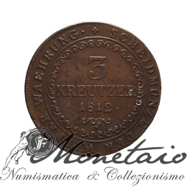 3 Kreuzer 1812 B