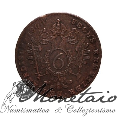 6 Kreuzer 1800 B Francesco II(I)