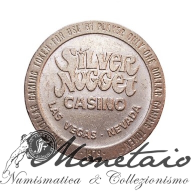 Token 1 Dollar 1979 "Silver Nugget"