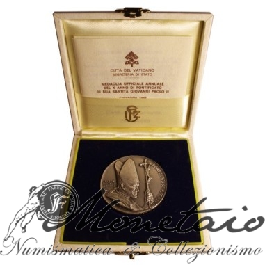 Medaglia X Anno di Pontificato 1988