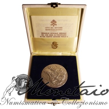 Medaglia XXIII Anno di Pontificato 2001