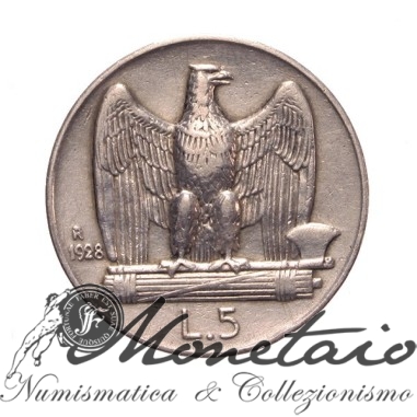 5 Lire 1928 "Aquilotto"