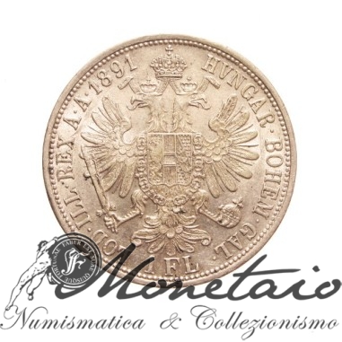 1 Fiorino 1891 Francesco Giuseppe I
