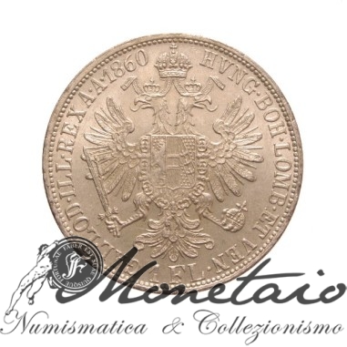 1 Florin 1860 A Franz Joseph I