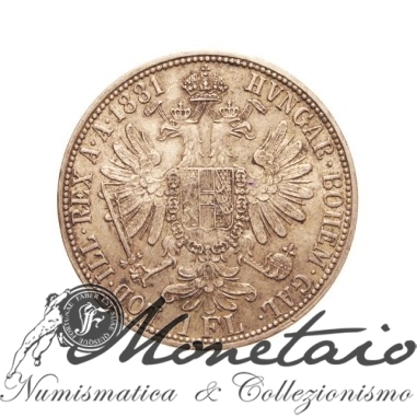 1 Fiorino 1881 Francesco Giuseppe I