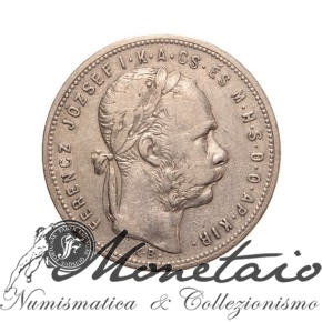 1 Forint 1881 K.B. Franz Joseph I 2