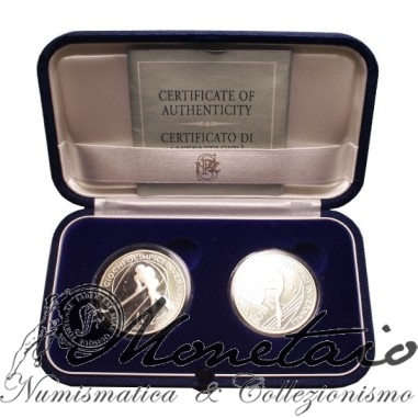 Dittico 5 e 10 Euro Repubblica Italiana 2005