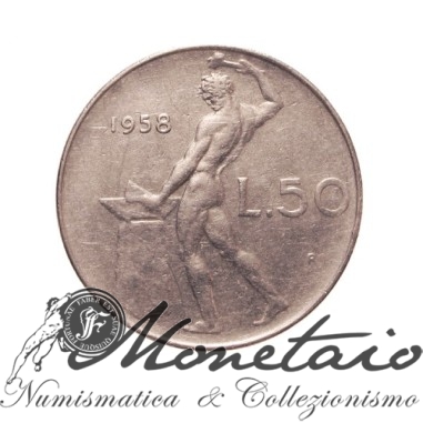 50 Lire 1958 "Vulcano"