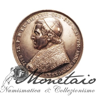 Medaglia Pio IX 1846 "San Pietro e Paolo"